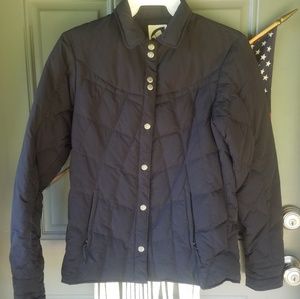 Women's Mountain Khakis Jacket Coat Navy Medium